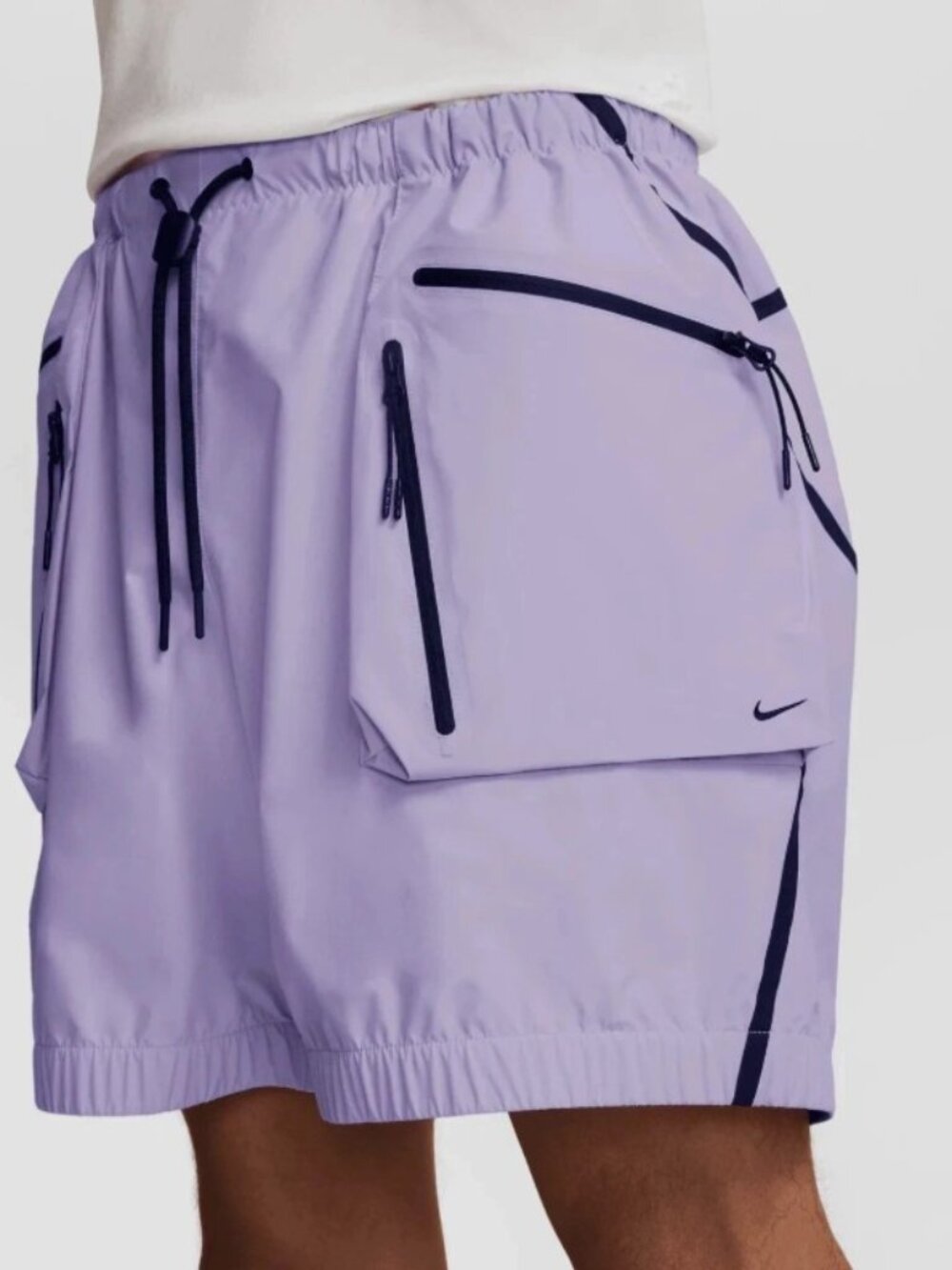 Nike Tech Super Lightweight Shorts Hydrangeas/Black Men’s Size L HJ2946-515
